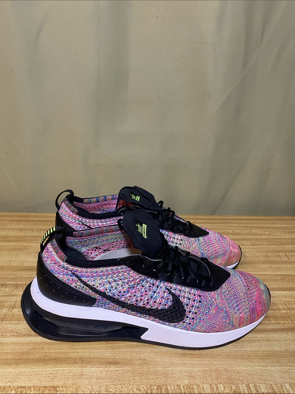 Nike Air Max FlyKnit Racer Pink Blast Women’s size 10 Running shoes DM9073-300